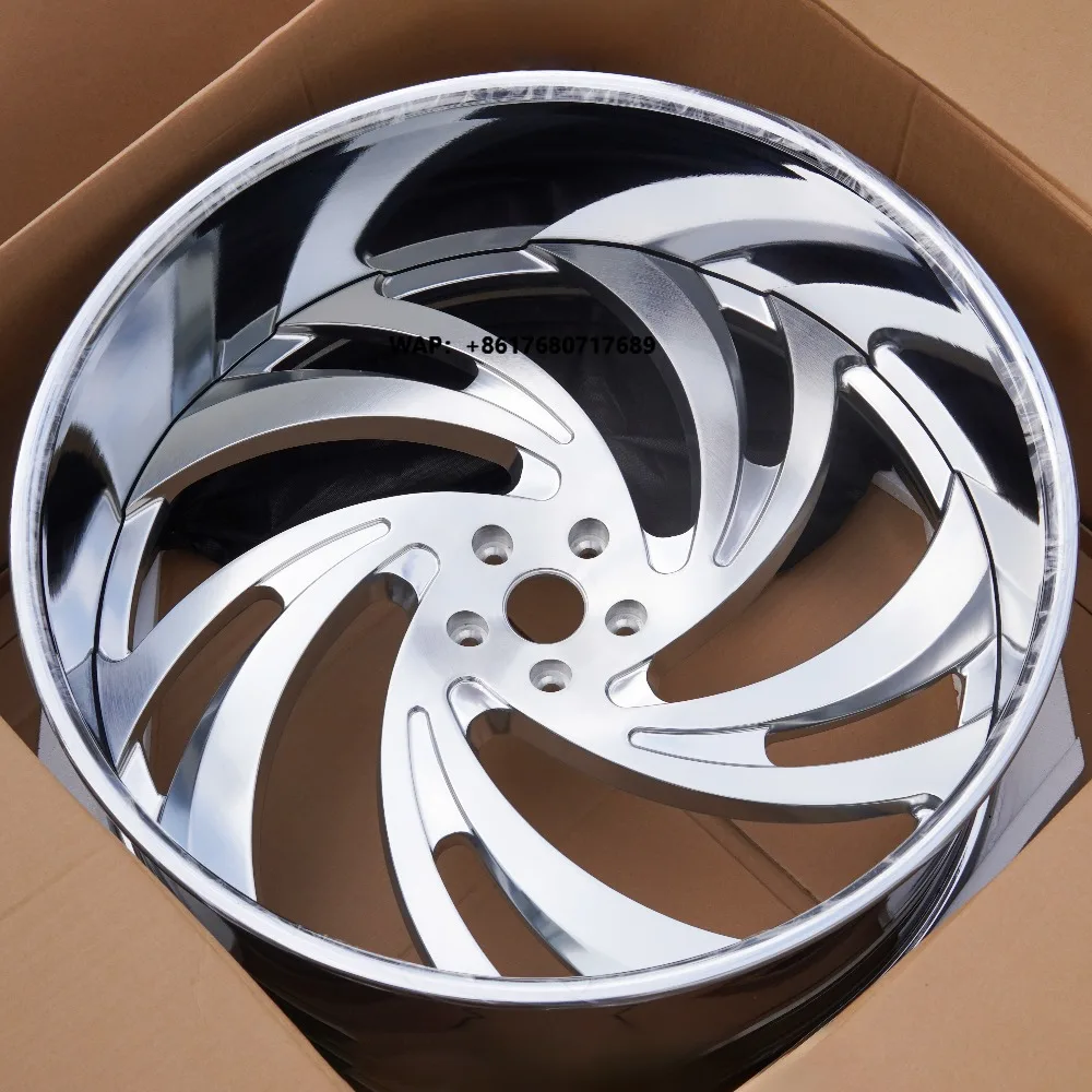 22 24 26 28 Inch Luxury 2 Piece Custom Truck SUV Hub Forged Wheel Deep Lips   Escalade RAM GMC Rims