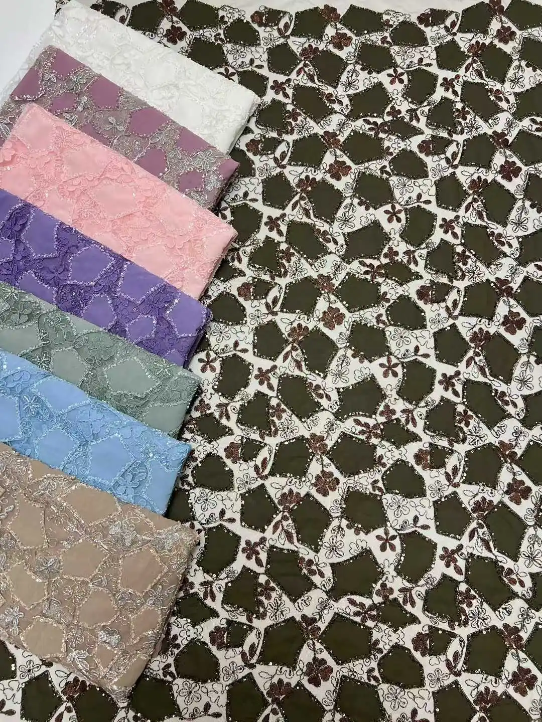 قماش دانتيل ترتر أفريقي عالي الجودة لخياطة فساتين الزفاف رداء حفلات النيجيري الفرنسي العريس شبكة الخرز النسيج