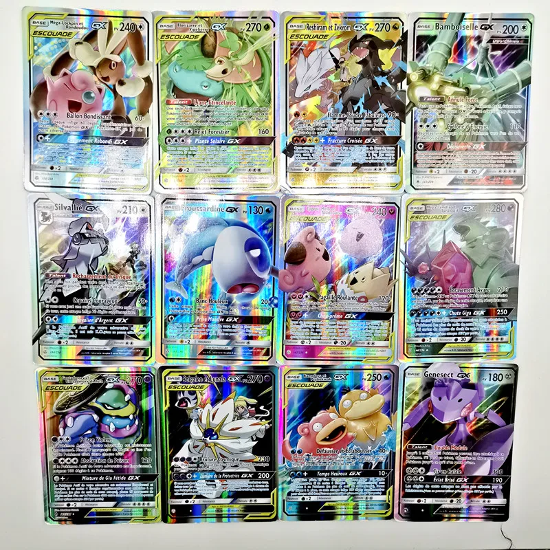 Novo pokemon cartões anime brilhando inglês pokemon cartões tcg jogo v vmax ex mega pikachu charizard batalha carte negociação crianças brinquedos