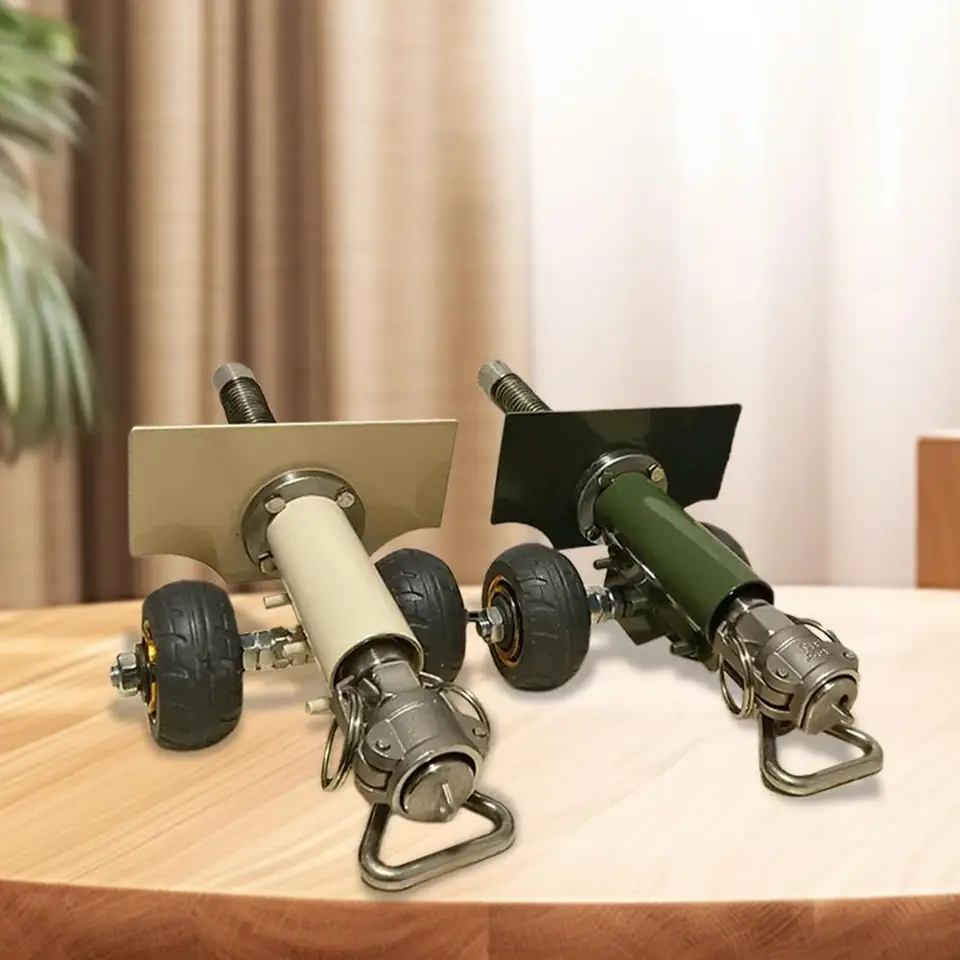 Generisch Mini Canon En Métal Argenté - Décoration Bureau Militaire, Modèle Réaliste 14cm