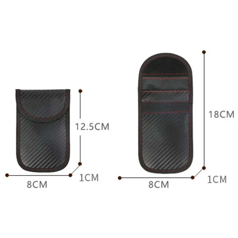 Car Key Signal Blocker Case Faraday Cage Fob Pouch Keyless Blocking Bag Low Price 1 PC Car Key Signal Blocker Faraday Bag2026NEW