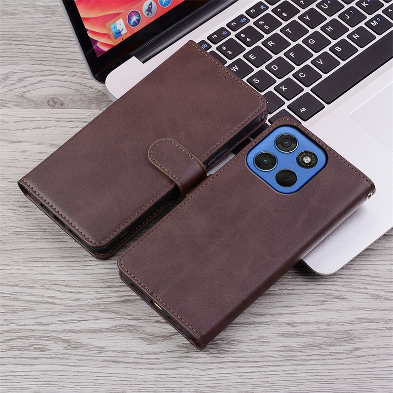 G57 Power Wallet Case für Motorola G57 Power, Leder-Flip-Cover für Motorola Moto G57 Power, Coque Fundas Schutzhülle