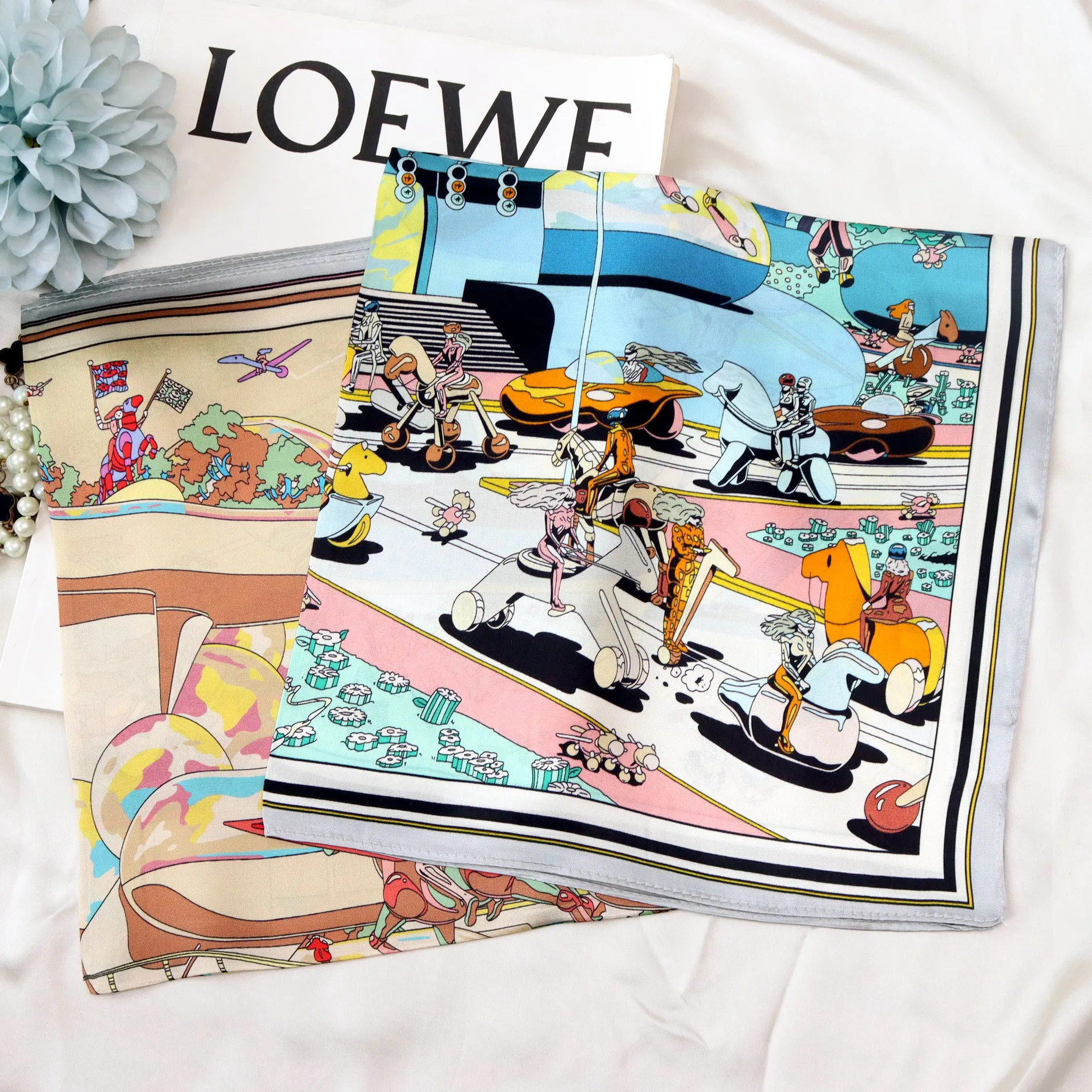 Мягкий шелковый шарф, роскошные дизайнерские квадратные банданы, шали, весенне-летние шарфы для женщин, платок Femme Lover, подарок для мамы