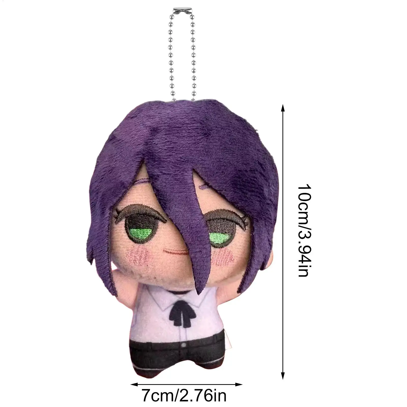 Anime motosserras homem mini brinquedo de pelúcia chaveiro bonito macio recheado travesseiro presente aniversário cosplay personagem colecionável brinquedo boneca