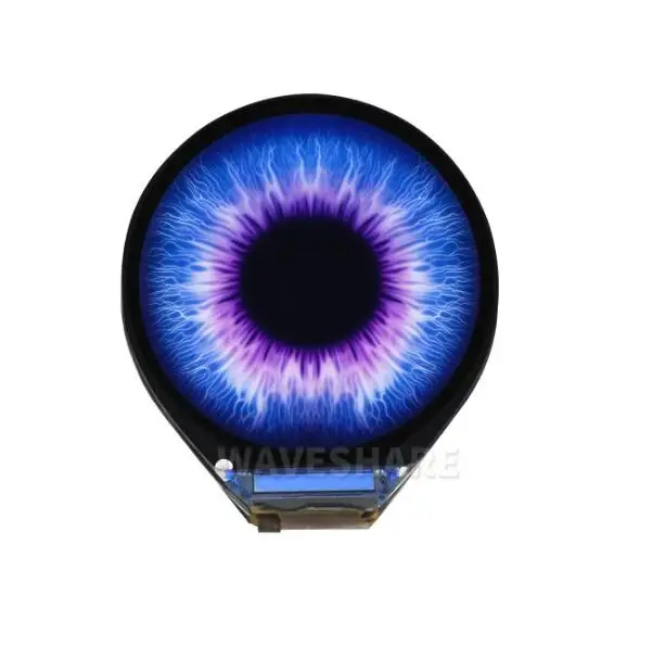 Waveshare 0.71inch Round LCD Display Module, 160×160 Resolution, SPI Interface, 65K colors