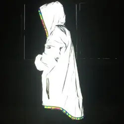 Chaqueta reflectante holográfica para Rave, abrigo iridiscente para Festival, prendas de vestir exteriores reflectantes, traje de Rave