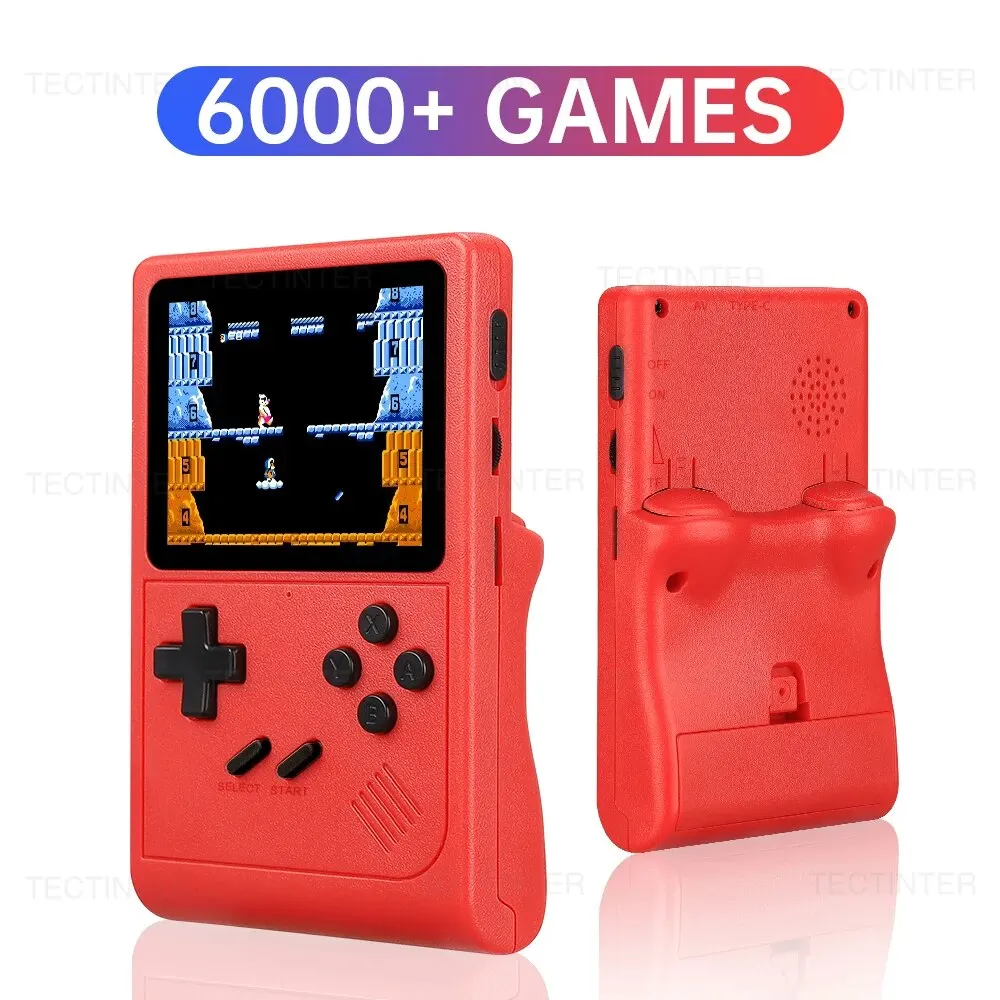 GB300 schermo da 3.0 pollici Console di gioco portatile Console per videogiochi gioco 6000 integrato per SF/SFC/GB/GBA supporto uscita AV