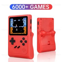 GB300 3.0 Inch Screen Handheld Game Console Player Video Game Console Built-in 6000 Game For SF/SFC/GB/GBA Support AV Output