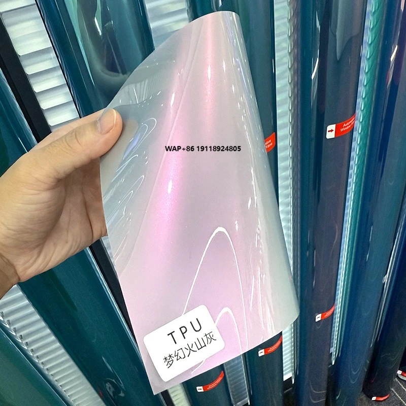 Ultra Glossy Color Change Car Wrap Film TPU PPF with Hydrophobic Surface for Easy Cleaning & Protection TPU Color PPF