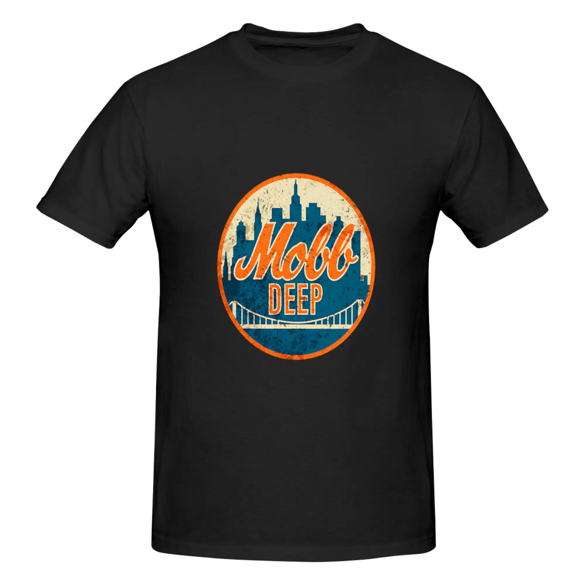 Funny Mobb Deep Queens New York  Men's Printed T-Shirt Unisex T shirtAnime Manga