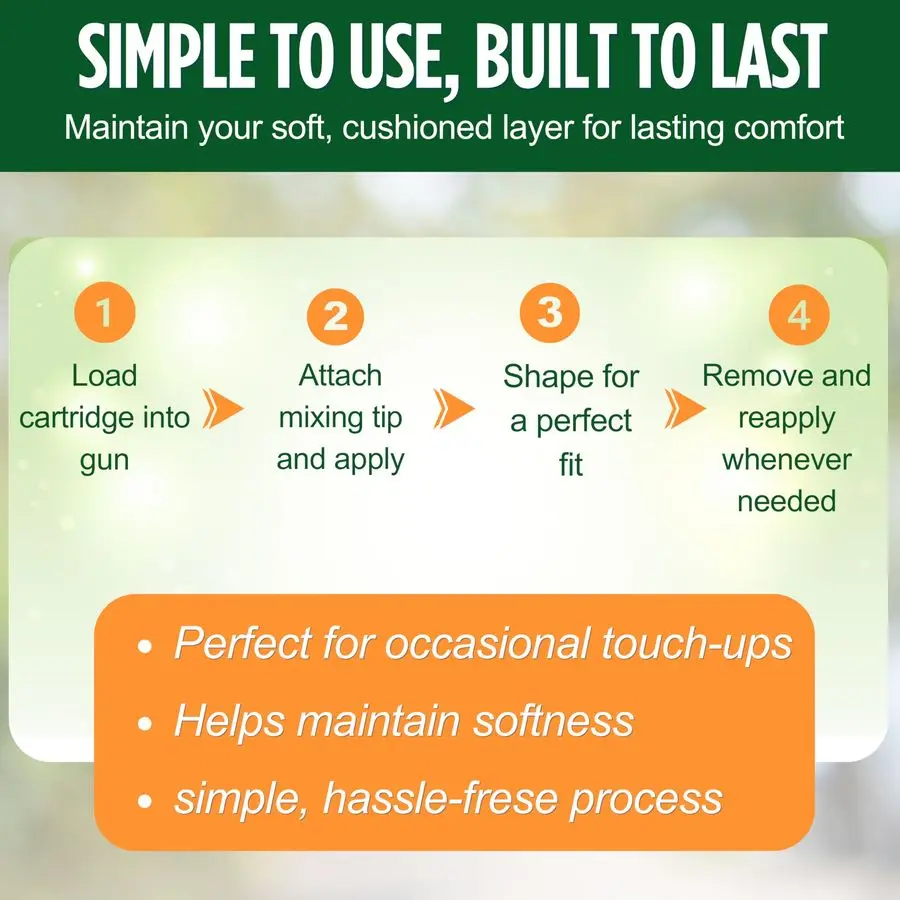 Weiches Reline-Kit für die oberen und unteren Prothesen