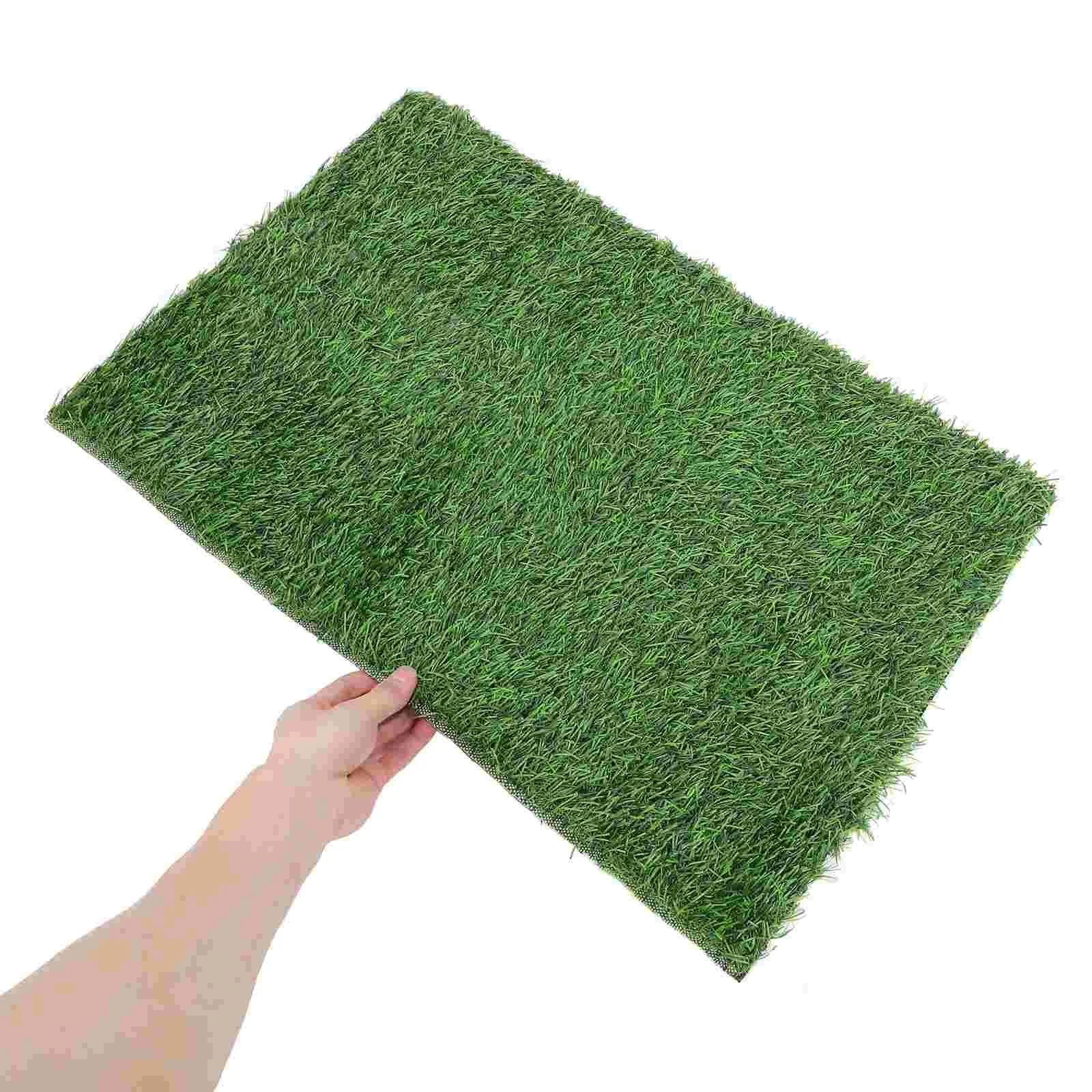 Outdoor Floor Rug Indoor Mat Artificial Grass Outdoors outside Doormat Front Mats Carpet Turf Green