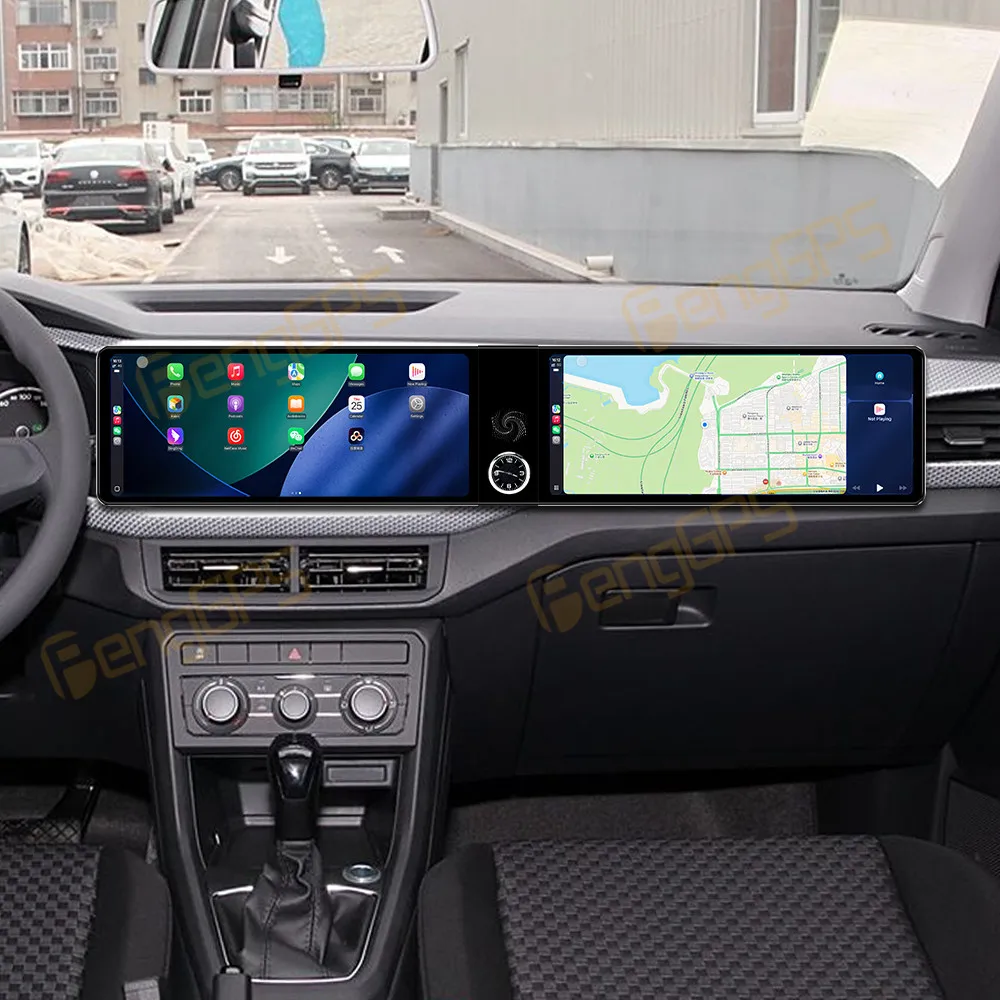 

Dual Screen 12.3" Android 13 CarPlay Car Radio For Volkswagen TACQUA 2020-2023 Touch Screen Multimedia GPS Player Navigation DSP