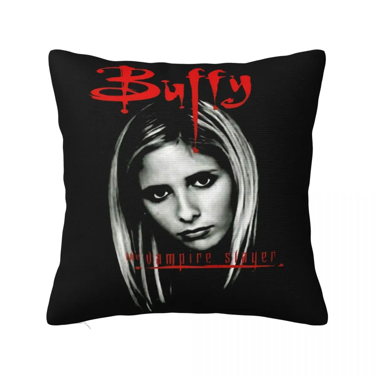 Buffy The Vampire Slayer Buffy Face New New Animal Latest Comfortable Middle Aged Western Style More Size Rock Pillow Case