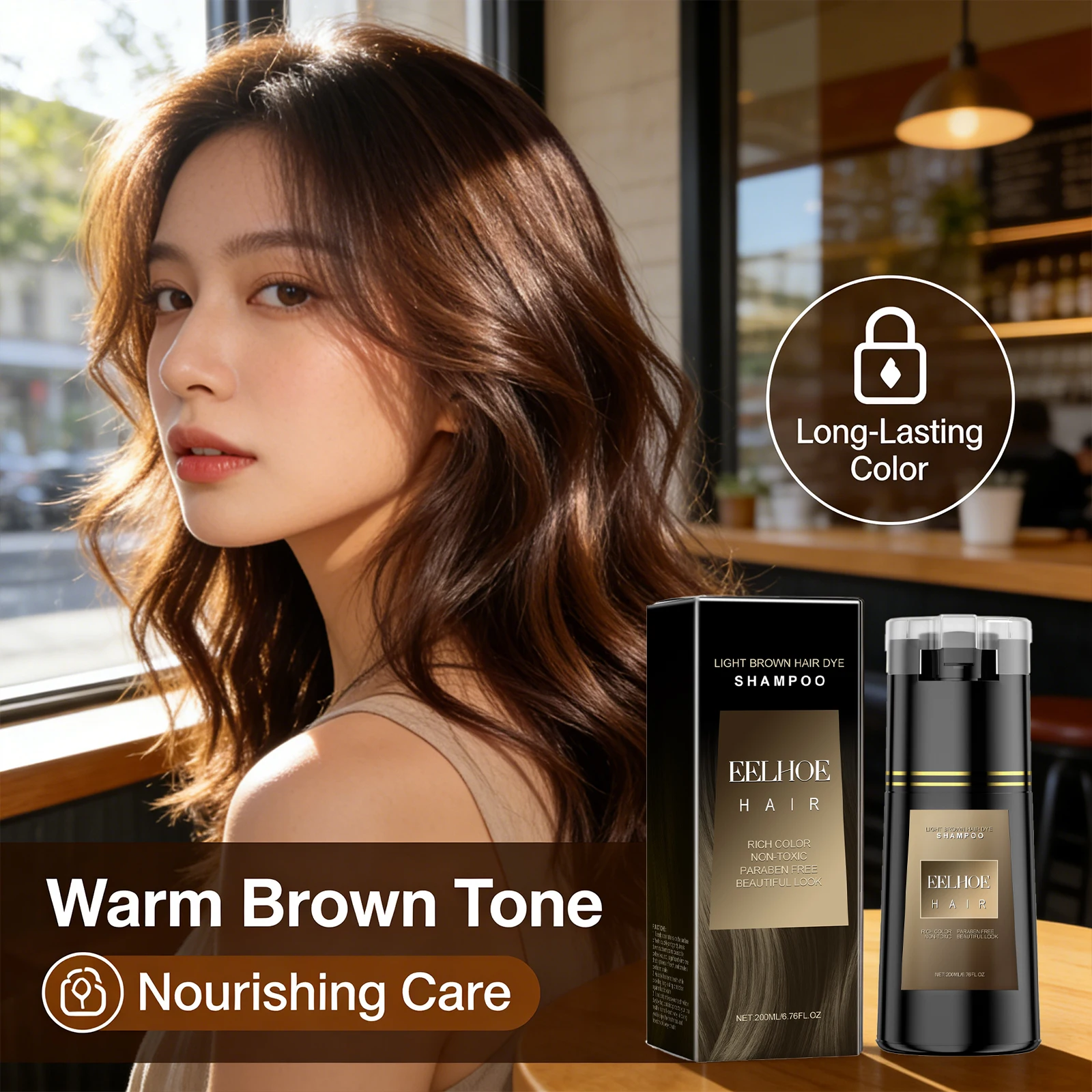 

Шампунь для краски для волос Быстрое окрашивание волос Гладкие блестящие волосы Многоцветный DIY Цветной тренд Укладка волос Увлажняющий парикмахерский шампунь