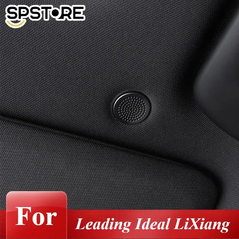 6 pçs para líder ideal lixiang l7 l8 l9 2022 2023 teto do carro microfone alto-falante capa de proteção interior acessórios automóveis