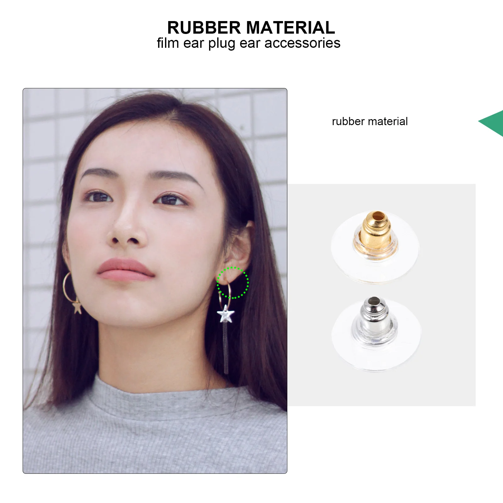 

600pcs Earring Stoppers Ear Backs Replacement Pads For Diy Earring Making Jewelry Craft Durable Safety Caps Accessories