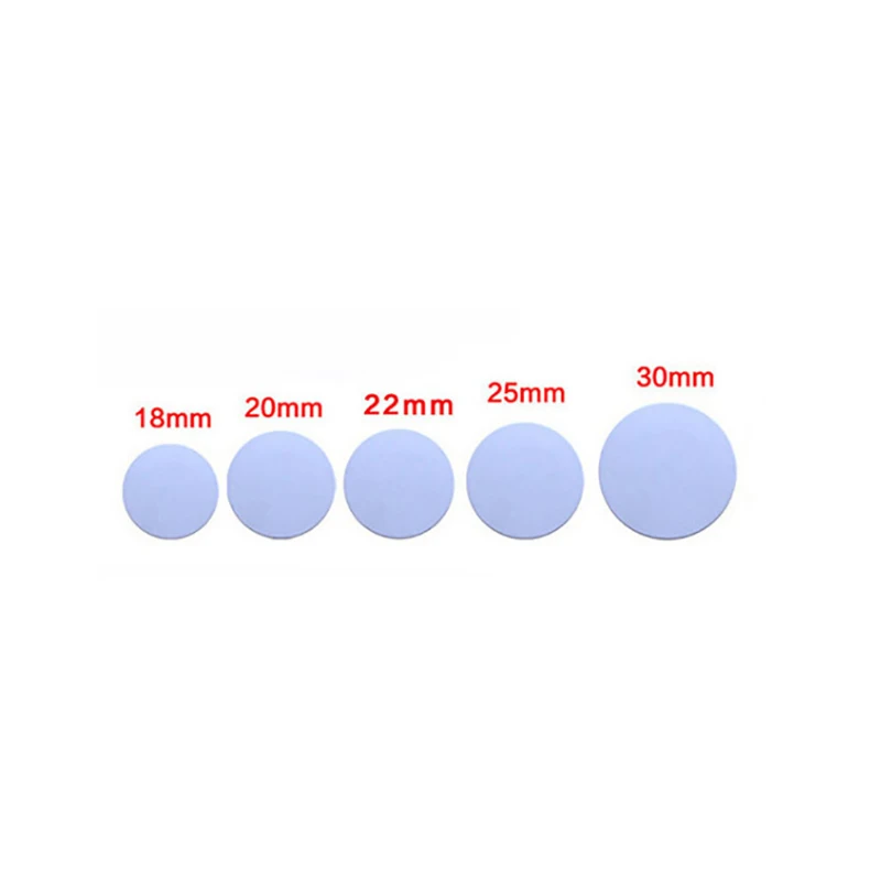 10Pcs/Lot 125Khz TK4100 EM4100 Sticker RFID Tags Coin ID Tag Keyfobs Read Only Diameter 25mm 30mm For Access Control
