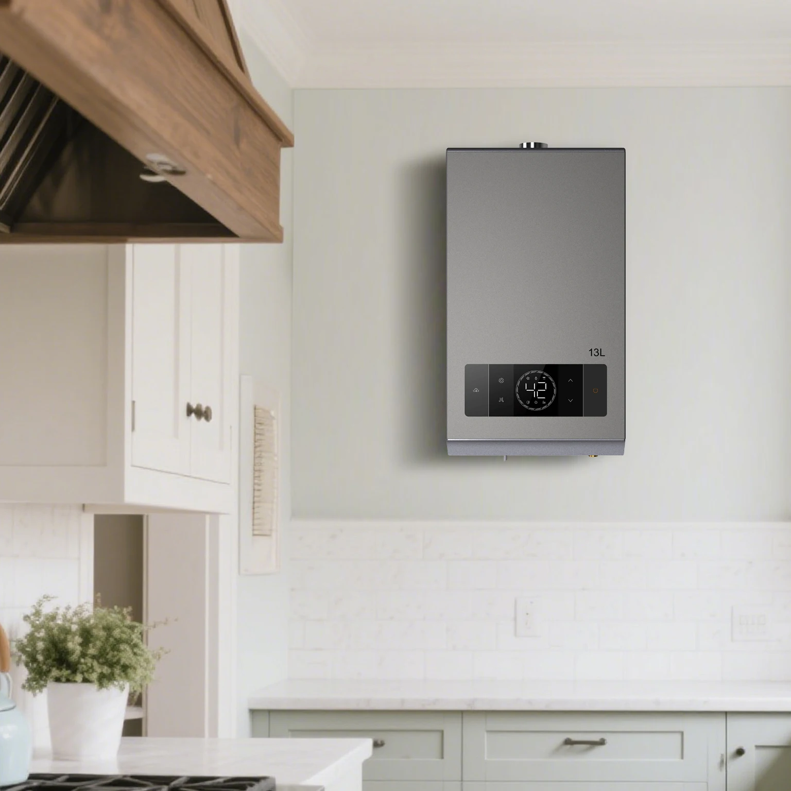 

Профессиональная фабричная горячая распродажа 13л безрезервуарный сбалансированный выхлопной газовый водонагреватель для ванных комнат из натуральной меди для дома