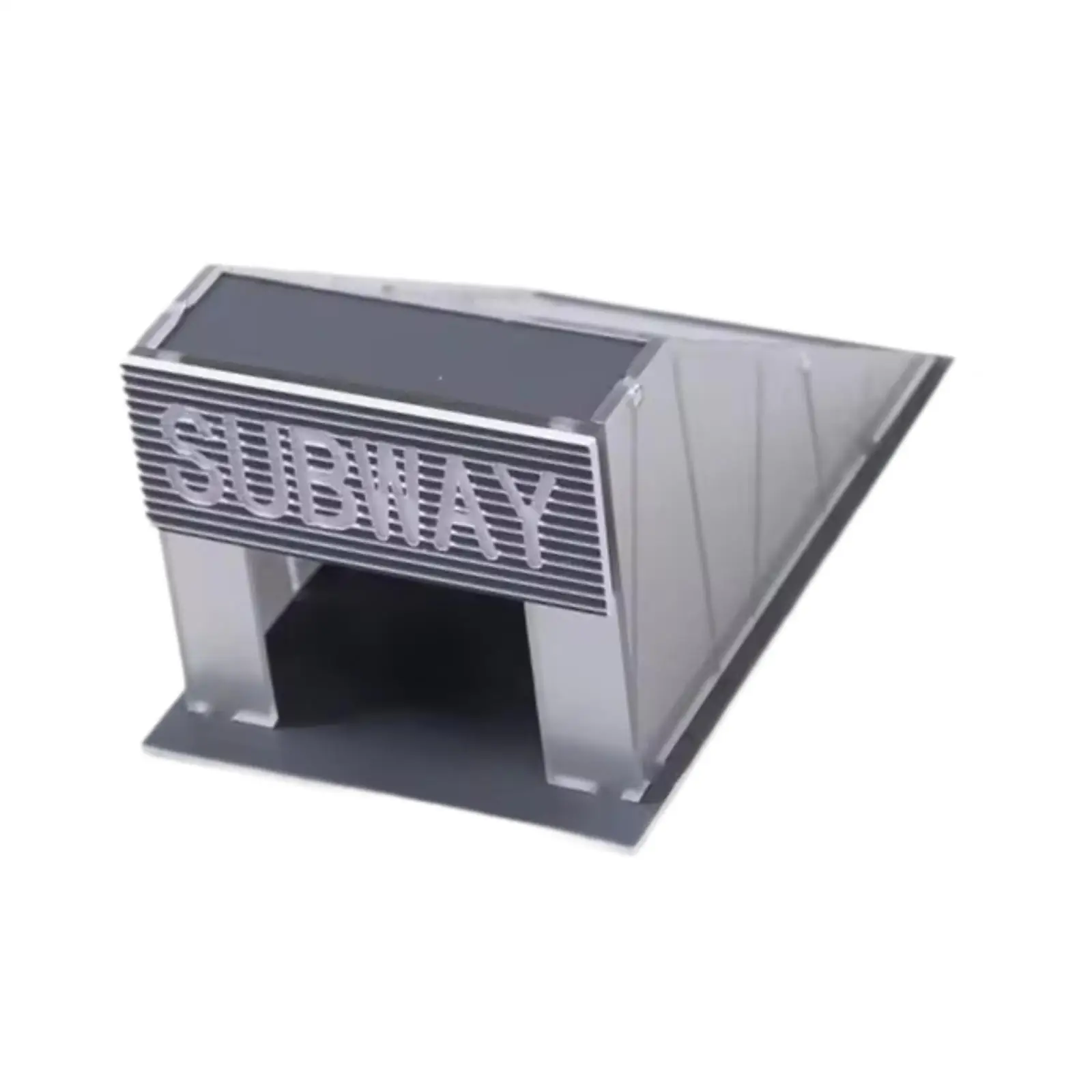 แบบจำลองสถานีรถไฟใต้ดิน ประกอบง่าย แบบจำลองอาคารขนาดเล็ก แบบจำลองฉากสถาปัตยกรรม สำหรับตกแต่งฉากรถไฟจำลอง