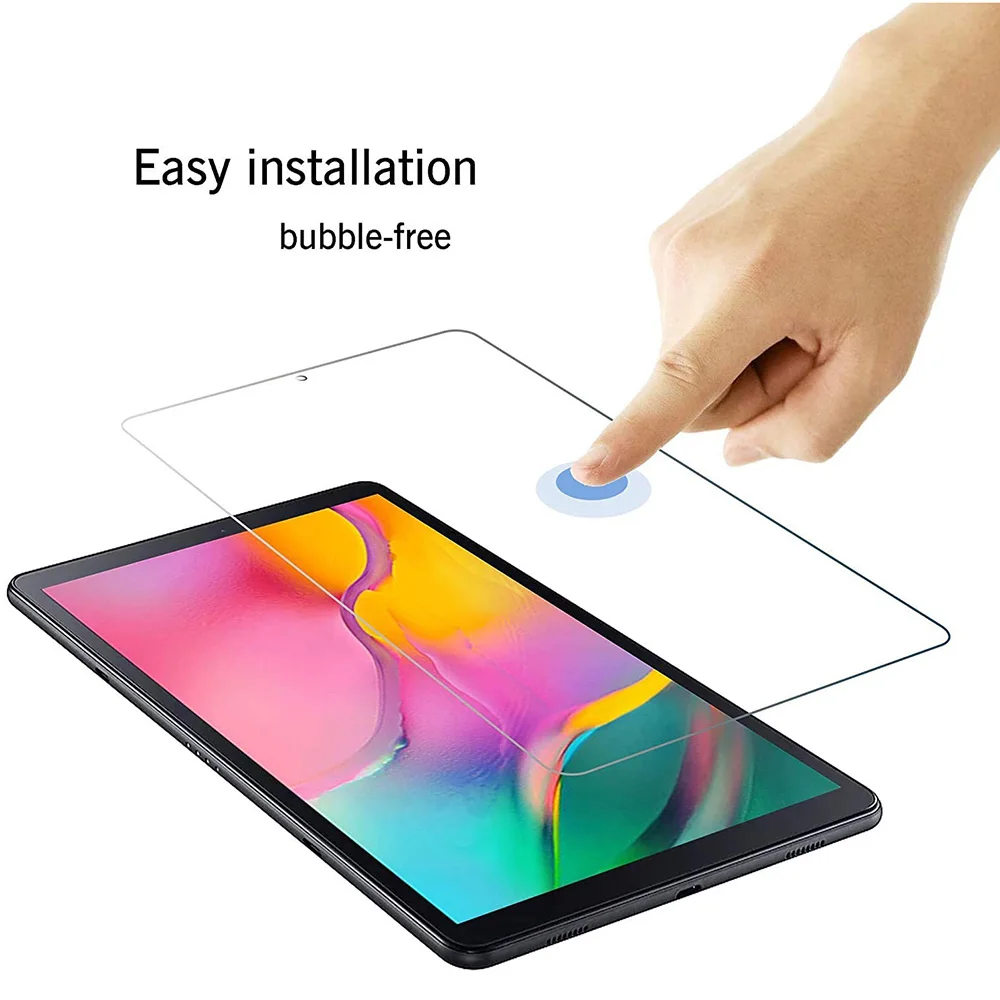 (3 Pack) Tempered Glass For Samsung Galaxy Tab A 10.1 2019 SM-T510 SM-T515 T510 T515 Anti-Scratch Tablet Screen Protector Film