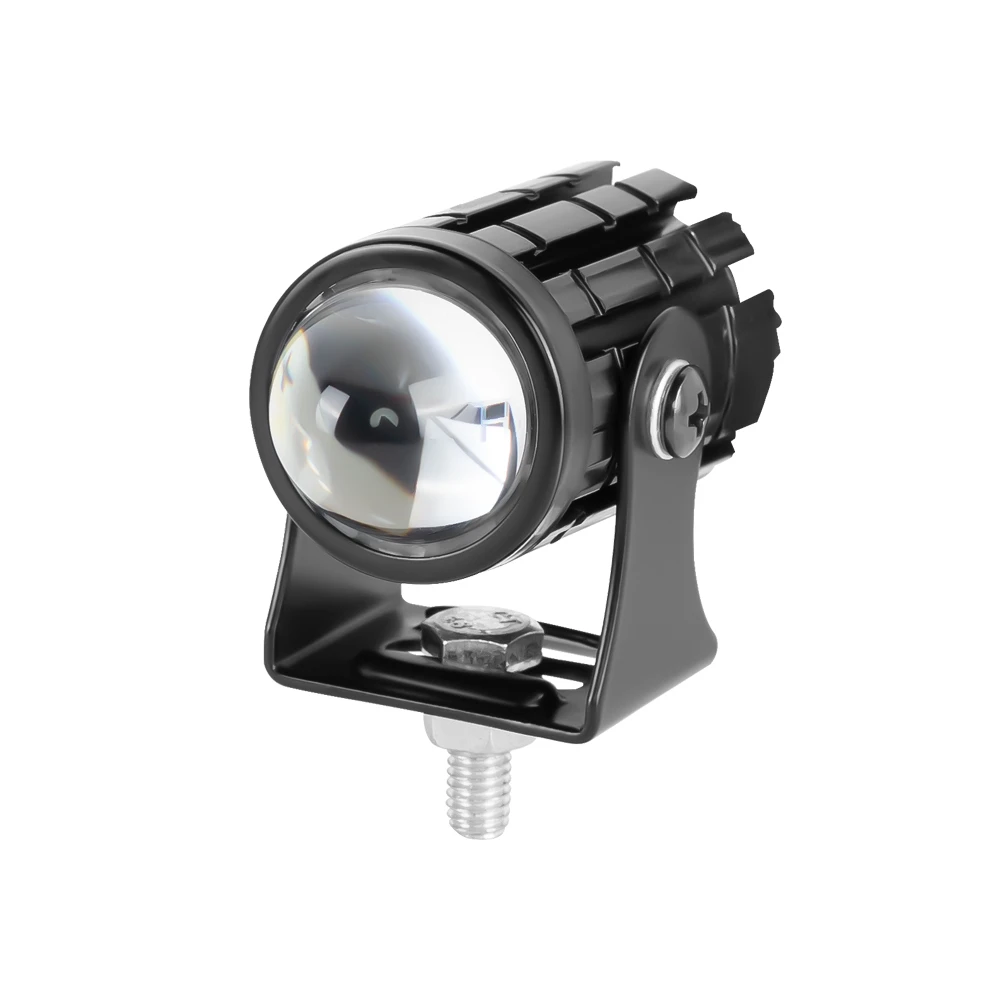 Motocykl LED reflektor robocza lampa punktowa Offroad samochód łódź ciężarówka SUV lampa przeciwmgielna reflektor biały żółty 12V 24V — zdjęcie 2