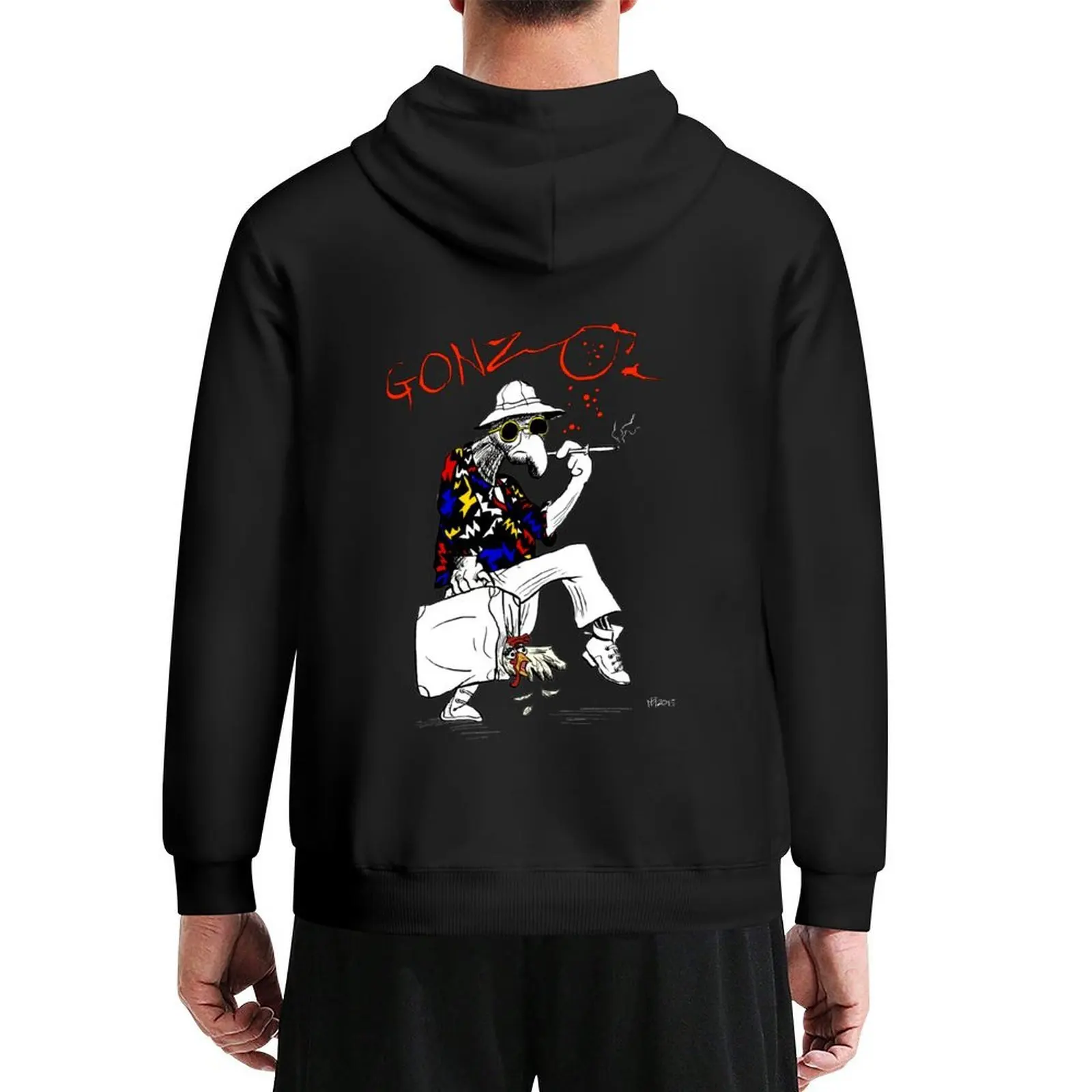 

Gonzo- Fear and Loathing in Las Vegas parody Hoodie anime clothes men clothes men's sweat-shirt set new in hoodies & sweat-shirt