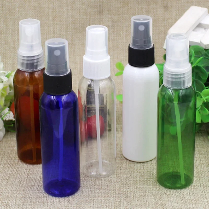 60ml cosméticos spray garrafa recarregável toners perfume pulverizador recipiente vazio 60g branco marrom garrafas pulverizadoras de plástico