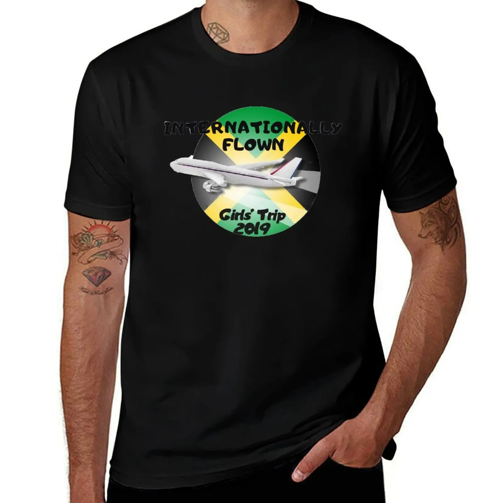 

2019 Jamacia Girls' Trip Items T-Shirt tees summer clothes luxury t-shirt blanks Short sleeve tee men
