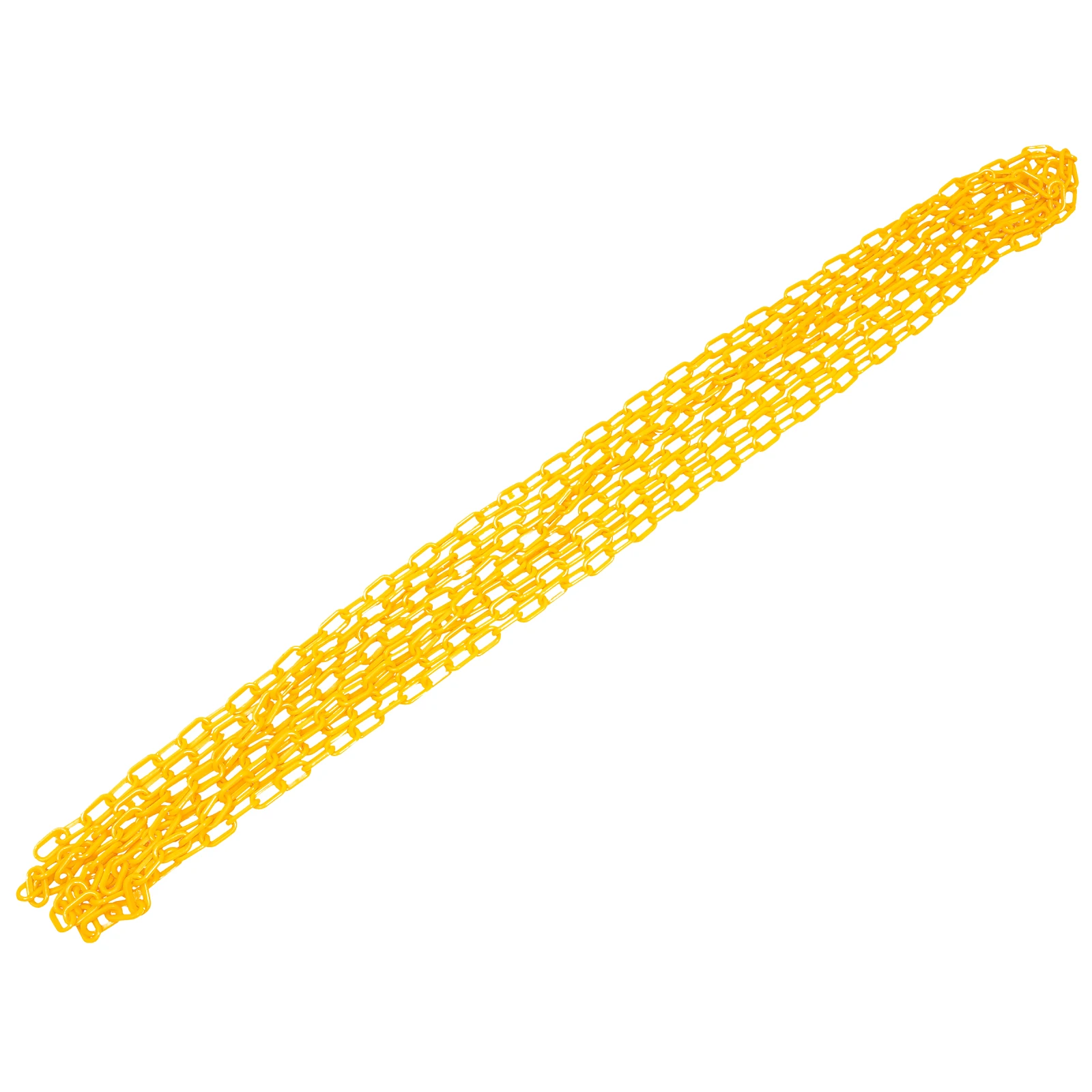 Plastic Safety Chain 10M Yellow Caution Security Chain for Traffic Control Road Barrier Crowd Isolation