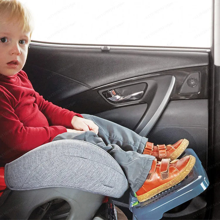 Universal Kids Car Seat Footrest - Foldable Adjustable Foot Pedal & Stool for Child Safety Seat Comfort