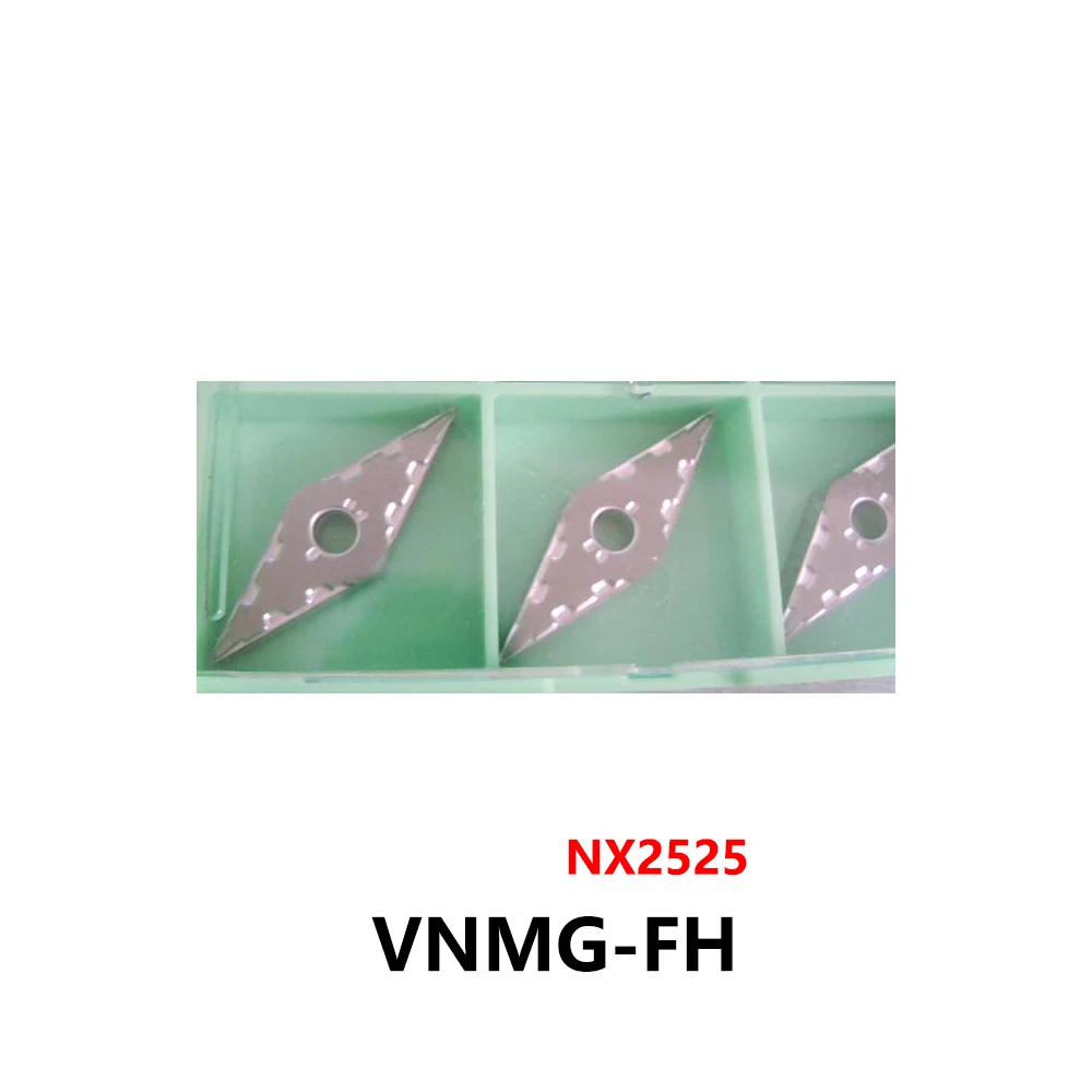 VNMG160402-FH VNMG160404-FH NX2525 Original Carbide Inserts CNC Lathe Cutting VNMG 160402 160404 FH VNMG1604 Turning Tool VNMG16