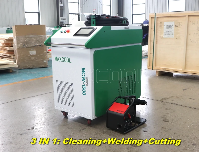 1500w 2000w 3000w Portable Laser 3 In 1 Metal Rust Removal Machine Hand Held Fiber Laser Welding Cleaning Cutting Machine 