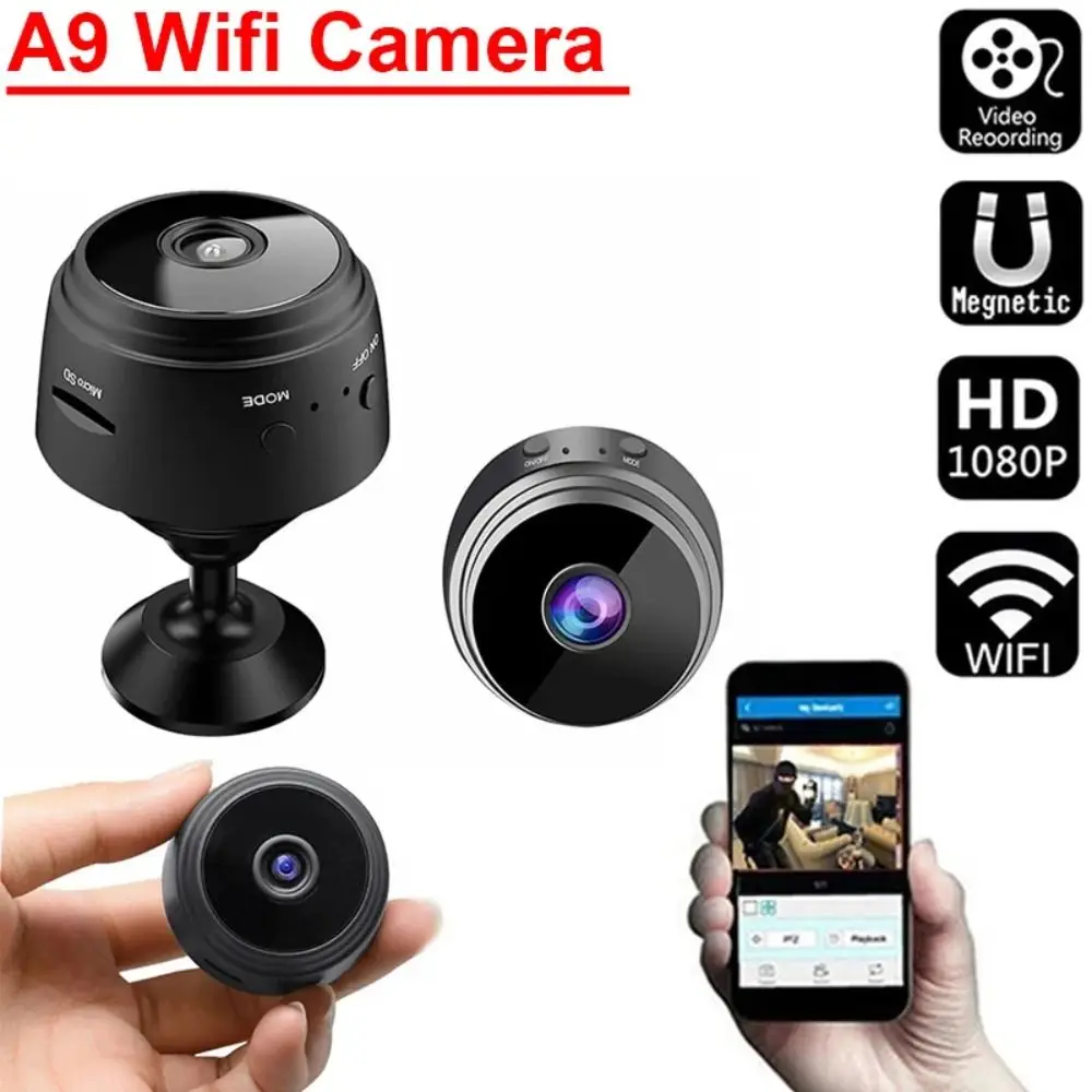 1080P A9 Mini Camera WiFi Wireless Video Surveillance Remote Monitor Camcorders Smart Home Security Protection