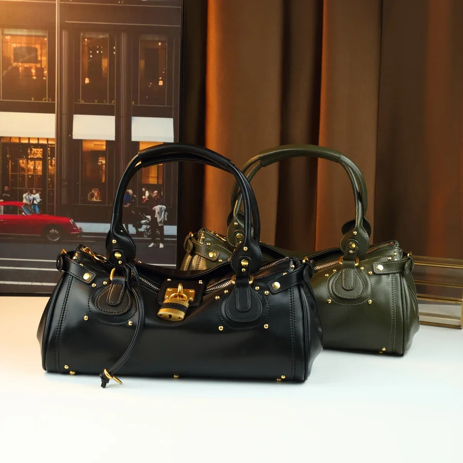 

Стильная дизайнерская сумка для подгузников в ретро-стиле для женщин, роскошная кожаная сумка-тоут большой вместимости, элегантная сумка через плечо, модная сумка-кроссбоди.