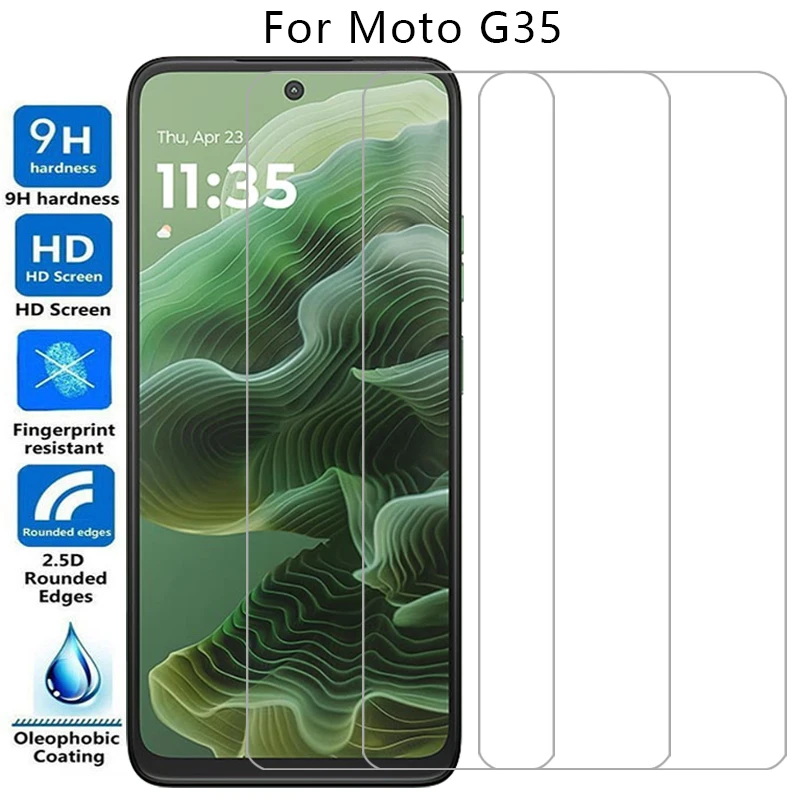 tempered glass for motorola moto g35 5g phone case on motog35 motog g 35 35g back cover 360 motorol mot mto motorolag35 g35case