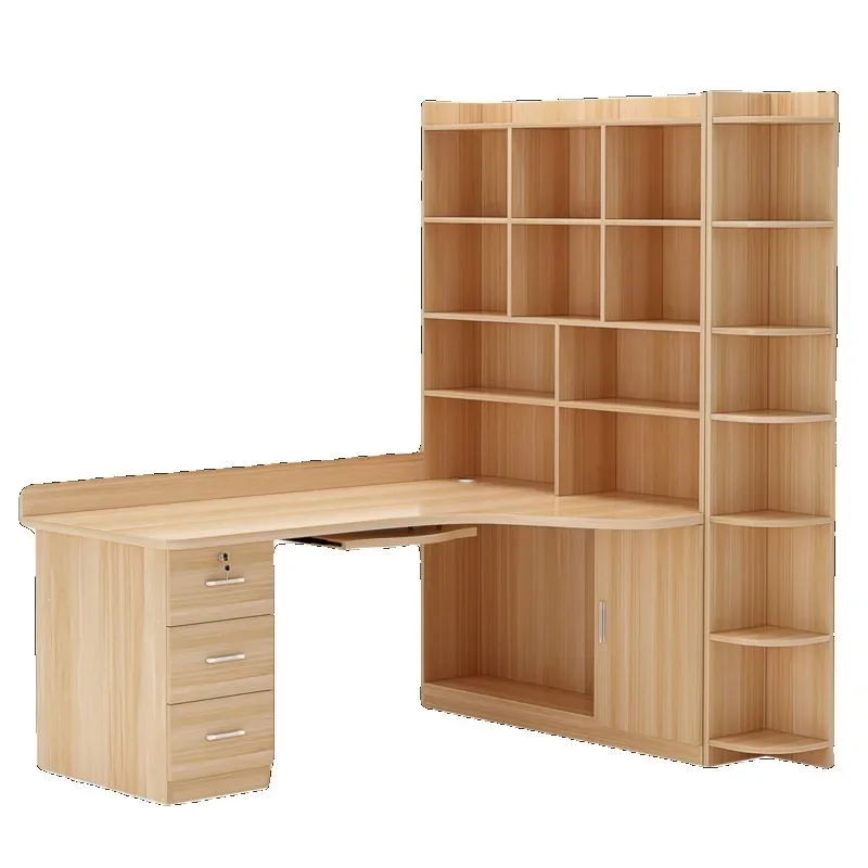 

Solid wood corner computer desk, desktop home student writing desk