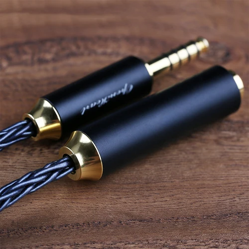 Imagen 2 del producto OPENHEART DeepOcean cable de extensión de 8 núcleos 3,5mm 4,4mm 2,5mm macho a hembra auricular IEM Cable de extensión de Audio Cable extensor