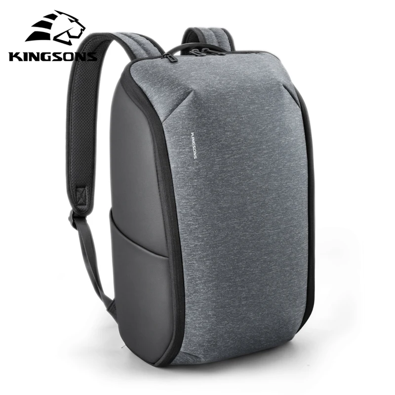 Kingsons Man Backpack Fit 15 inch Laptop With Upgraded USB Recharge Men Multifunctional Travel Anti-thief Waterproof Bag Mochila