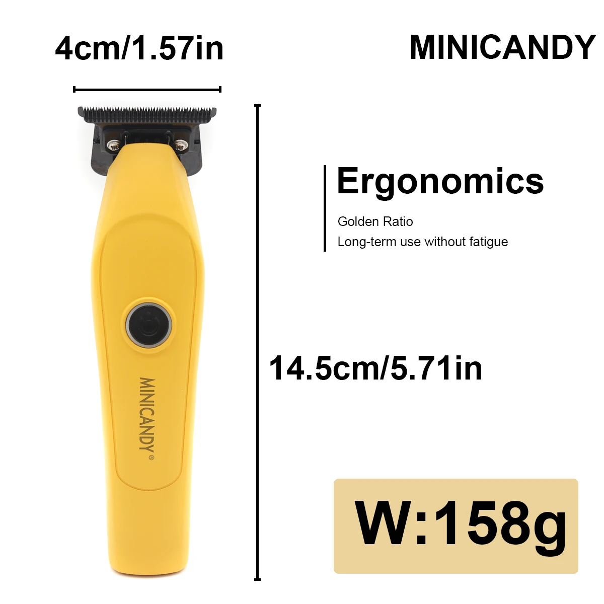 JUCAI MINICANDY JC-08 المهنية الرجال مقص الشعر DLC شفرة فرش السيارات مع قاعدة شاحن الشعر المتقلب آلة التشطيب