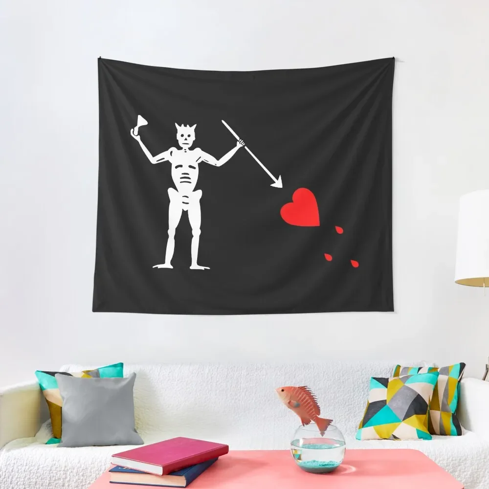 

FLAG OF BLACKBEARD JOLLY ROGER PIRATE FLAG Tapestry Japanese Room Decor Wall Hanging Wall Tapestry