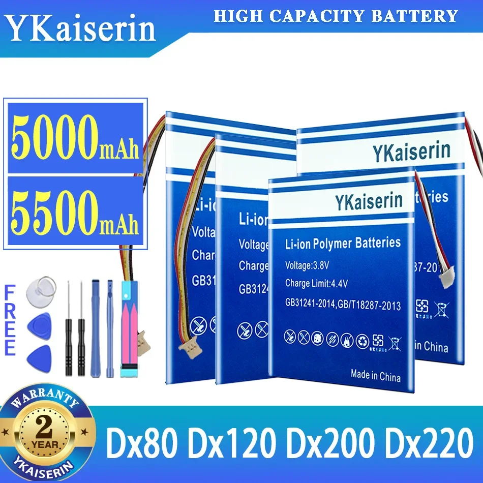 YKaiserin high quality Battery For Ibasso Dx80 Dx120 Dx200 Dx220 Batterij + Free Tools