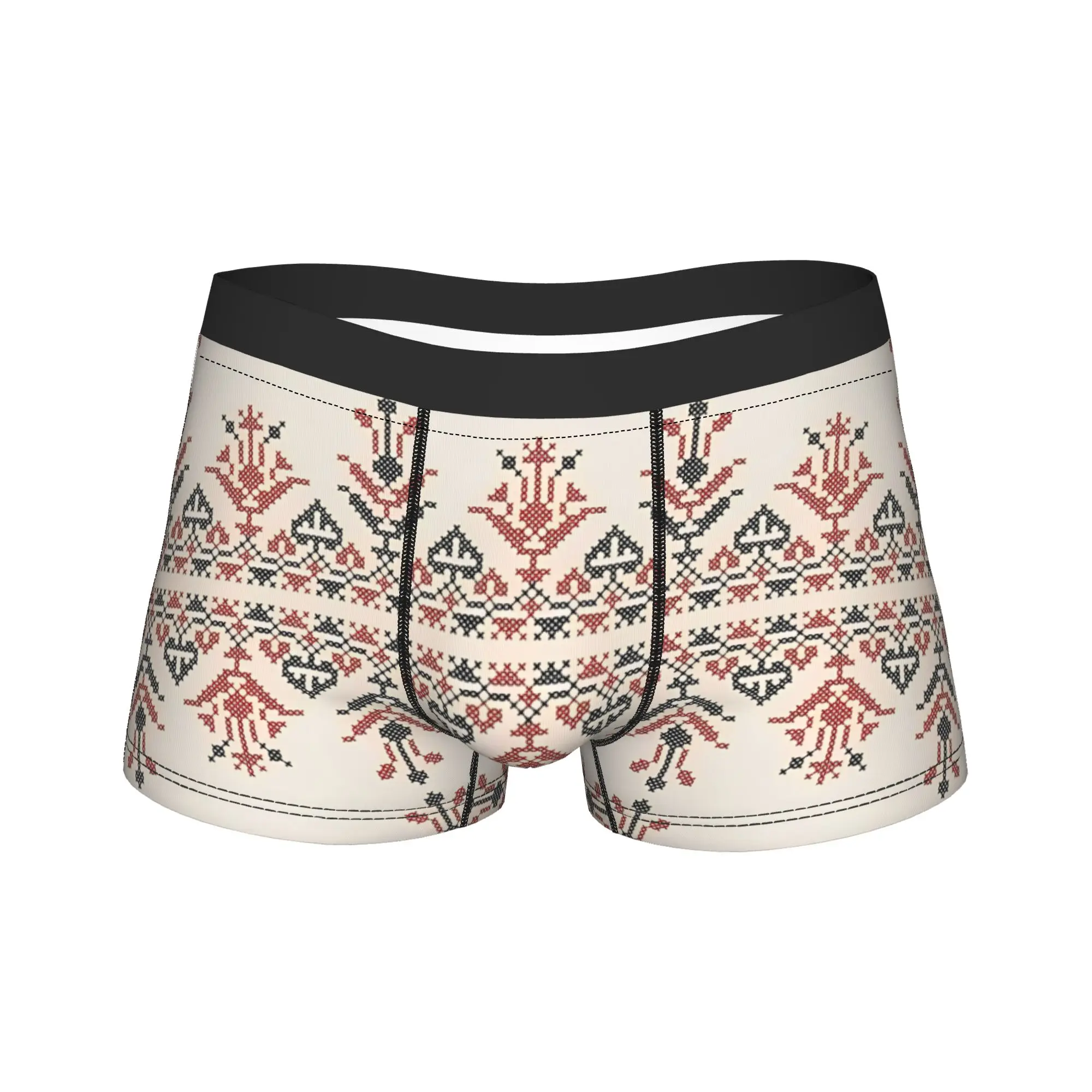 

Kufiya Men's Underwear Arabic Style Keffiyeh Boxer Briefs Shorts Panties Humor Soft Underpants for Male S-XXL