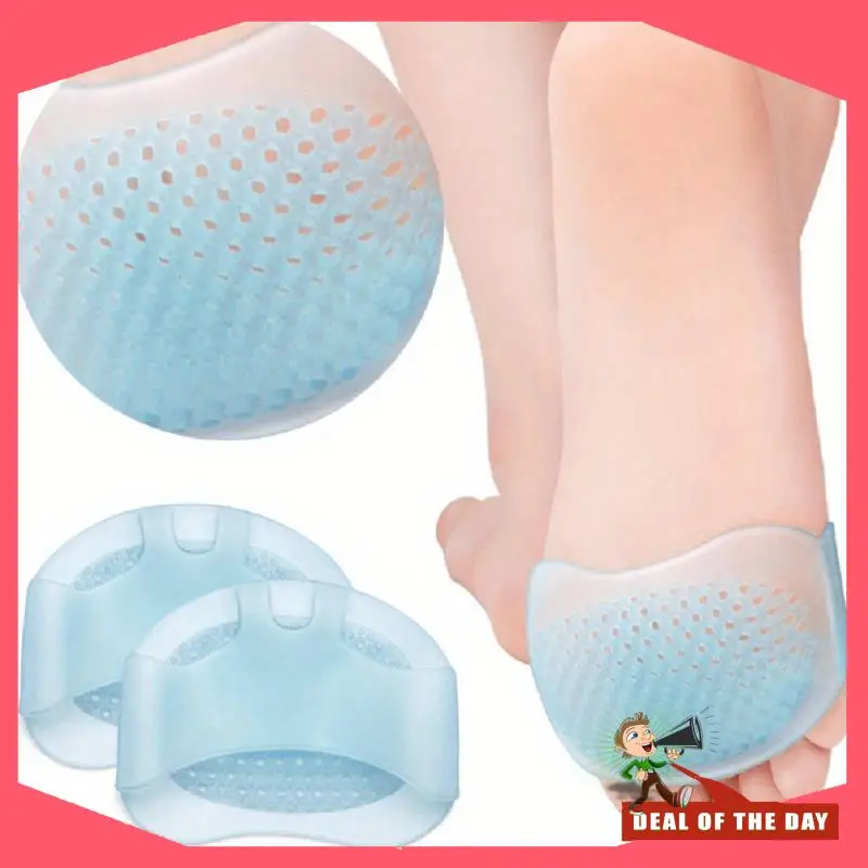 تسليم 24 ساعة من السيليكون للقدم لدعم القوس وتخفيف الآلام - وسادات مدببة - غسيل يدوي فقط، مناسب للجري 1