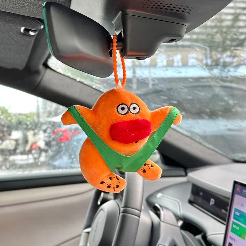 OFFCURVE 2025 سيارة قلادة دمية مرآة الرؤية الخلفية ديكور الراقية الداخلية معلقة حلية اكسسوارات السيارات