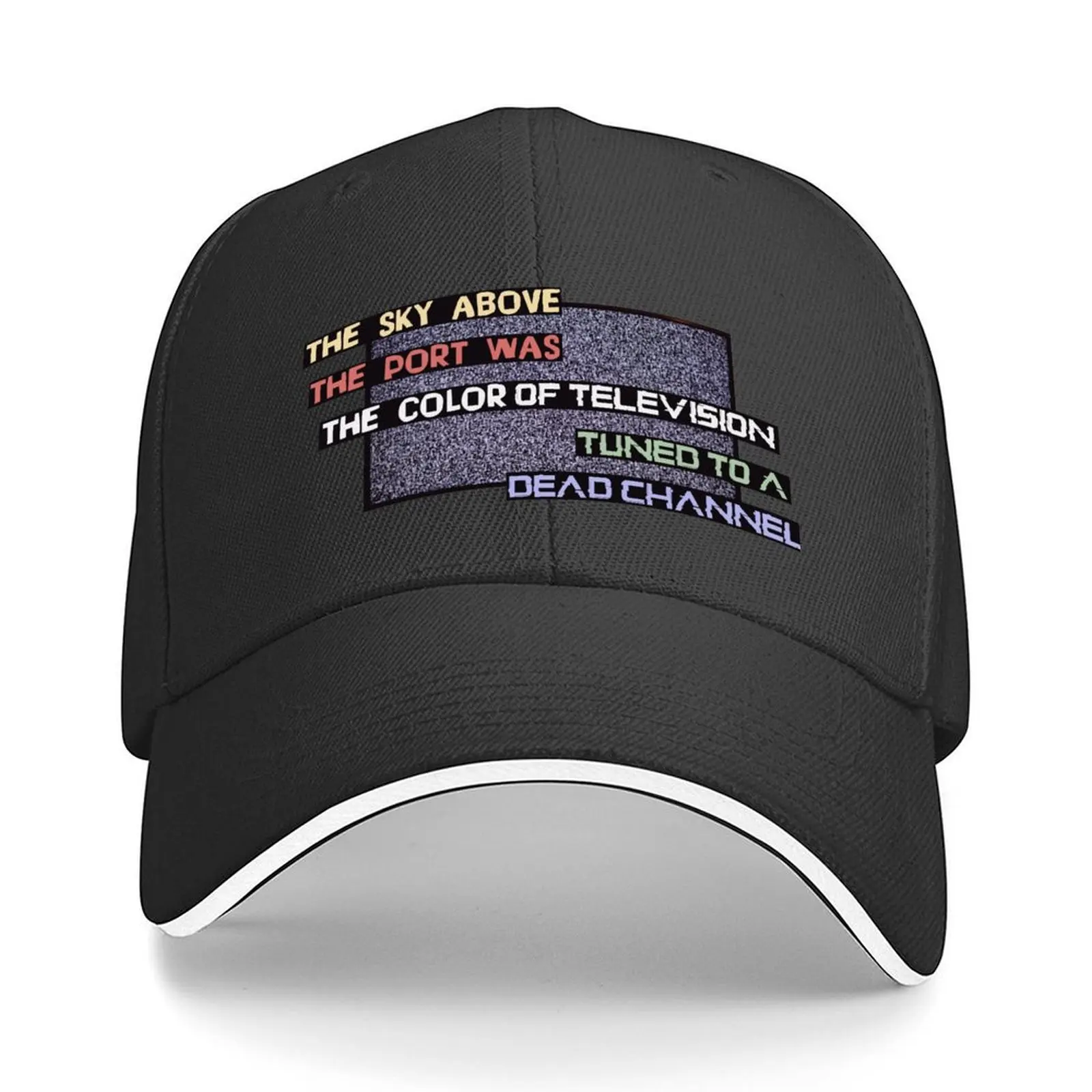 

Neuromancer Collection - A Dead Channel Baseball Cap Fishing cap hard hat Rugby Women's Golf Clothing Men's