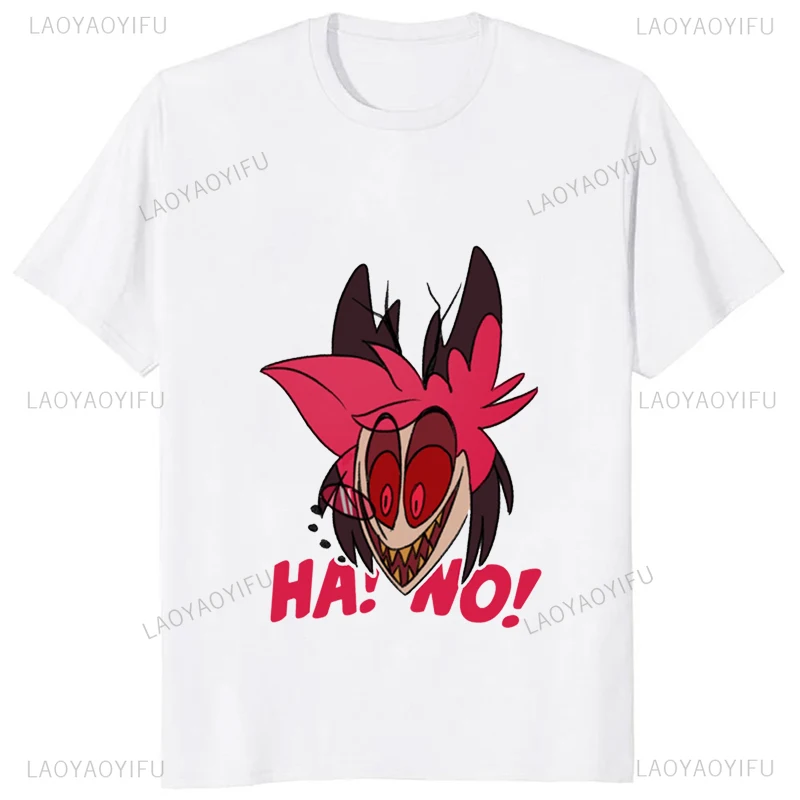 Hazbin Hotels Season One T Shirt Cotton Streetwear Hip Hop Short Sleeve Casual Man Tshirt Hipster Harajuku Y2k Women Clothing