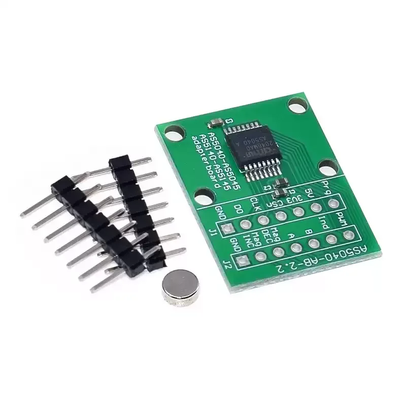 AS5040 module serial programmable magnetic encoder contactless button rotation angle ABI/UVW/PWM