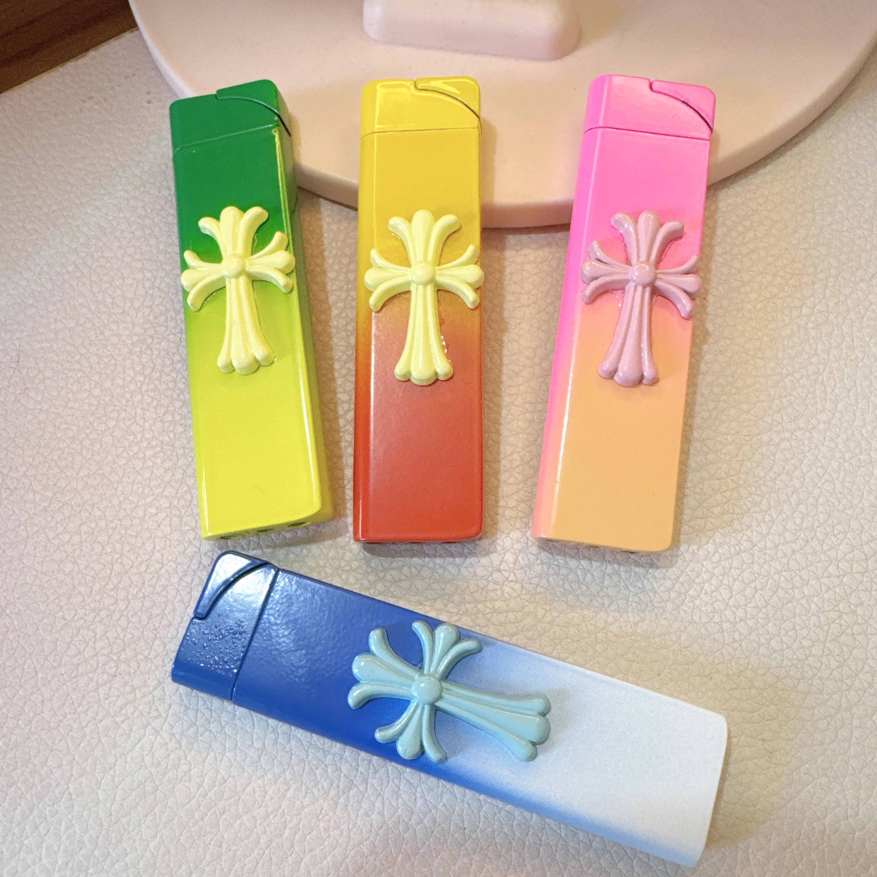 Original Handmade Pioneer Fashion Lighter Outdoor Windproof Direct Flame Inflatable Lighter Smoking Gift Cigarette Accessories