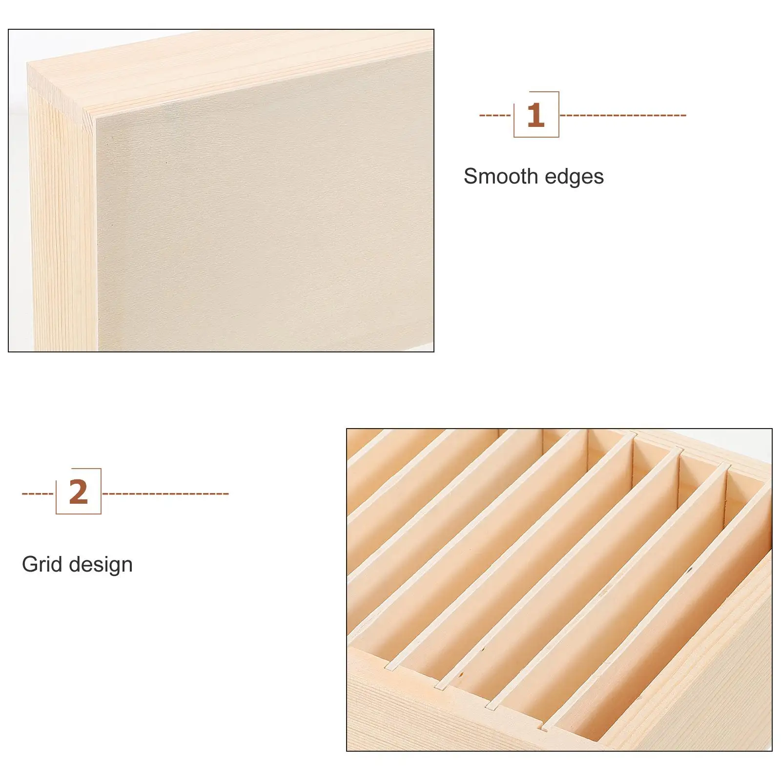 

Деревянный ящик для хранения карточек, ювелирных изделий, желтый настольный держатель, отсек для коробок, органайзер, съемный контейнер для офисных принадлежностей